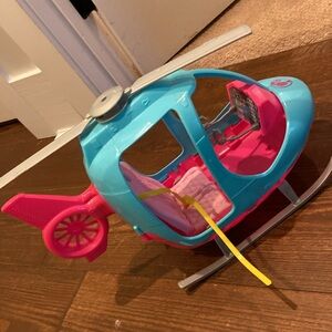 Barbie helicopter pre owned